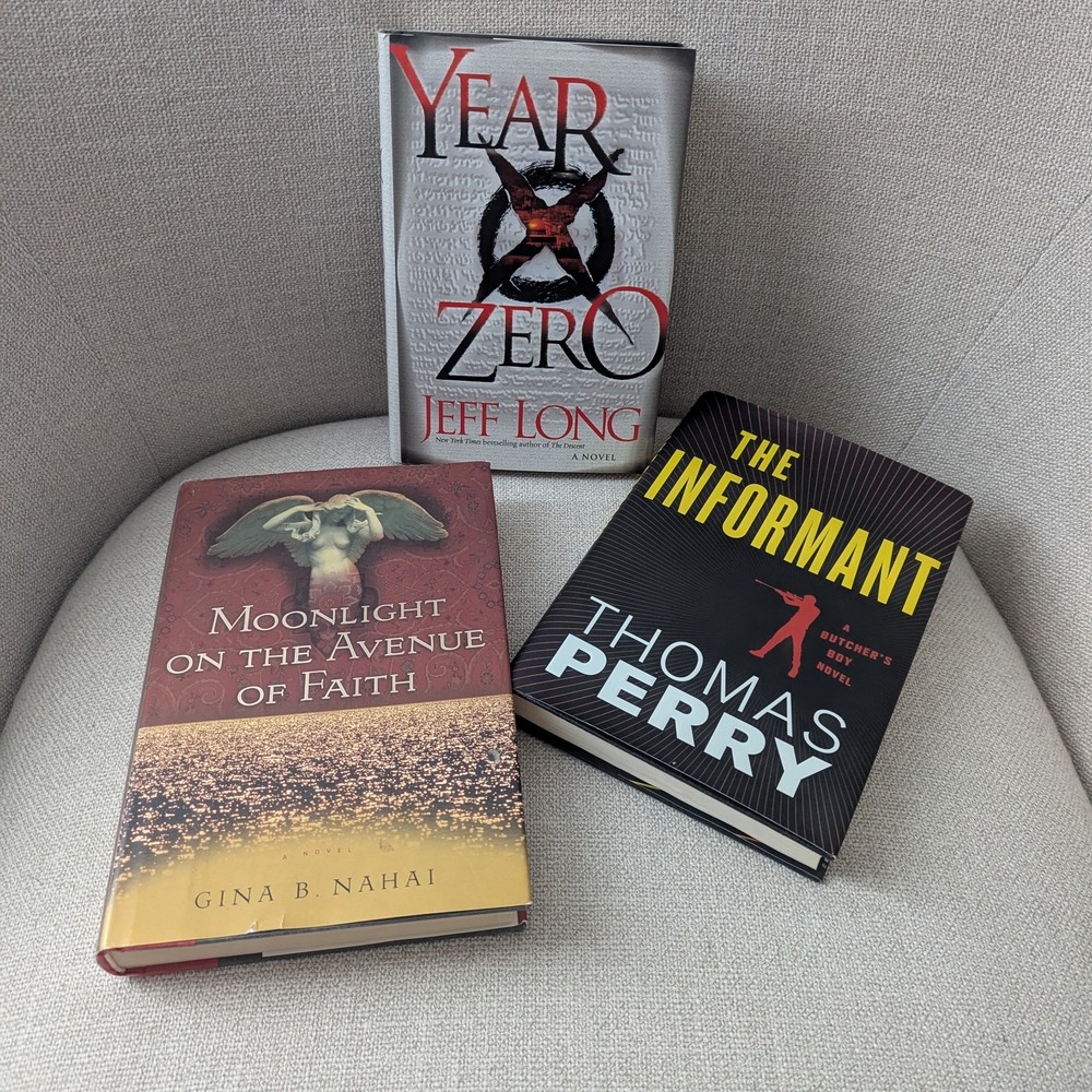 Set of Three Hardcover Books